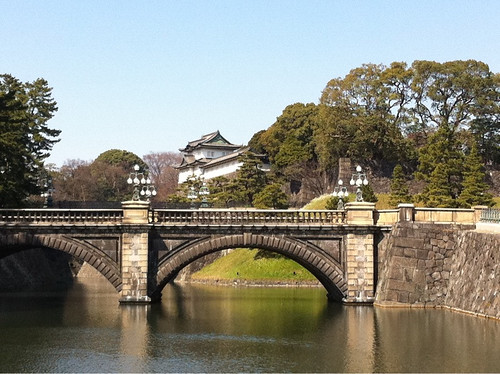 皇居なう、El palacio del emperador de Japón en estos momentos